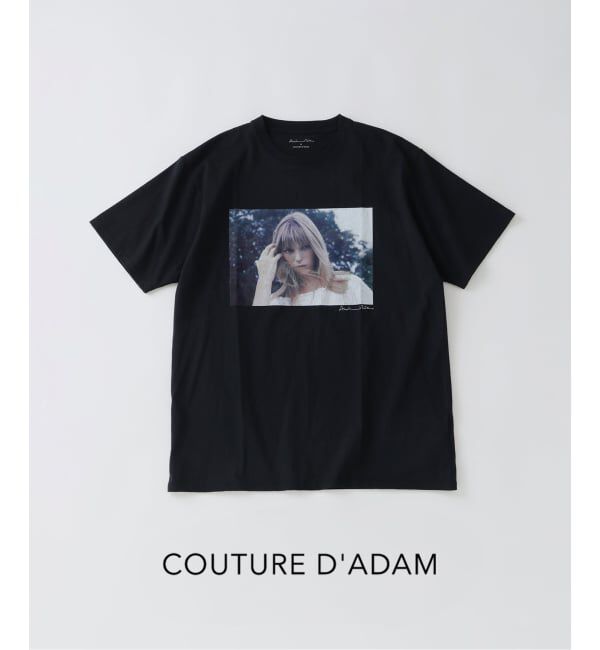 EDIFICE「COUTURE D&rsquo;ADAM (クチュール ド アダム) Jane Tシャツ」|Tシャツ・カットソー|ブラック