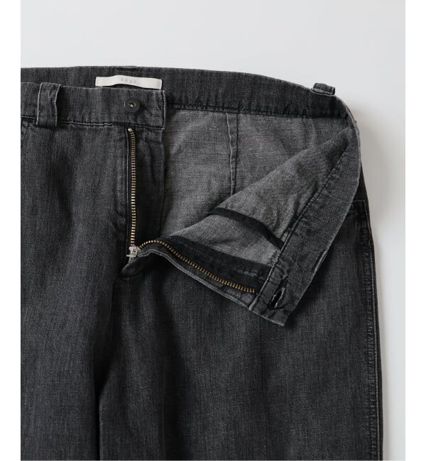 EDIFICE「SEYA.(セヤ) 別注 GROUND PANTS LINEN DENIM」|デニム|
