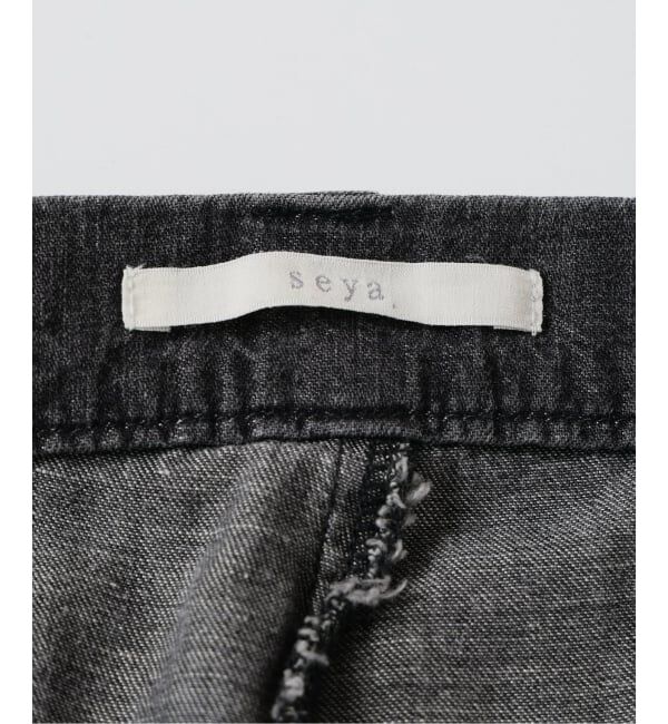 EDIFICE「SEYA.(セヤ) 別注 GROUND PANTS LINEN DENIM」|デニム|
