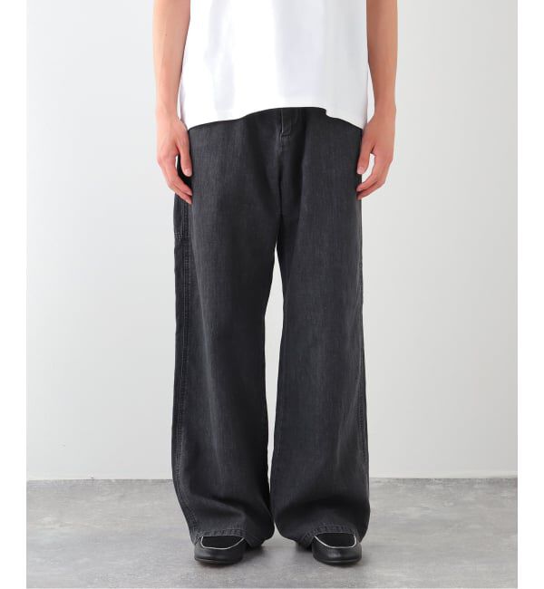 EDIFICE「SEYA.(セヤ) 別注 GROUND PANTS LINEN DENIM」|デニム|