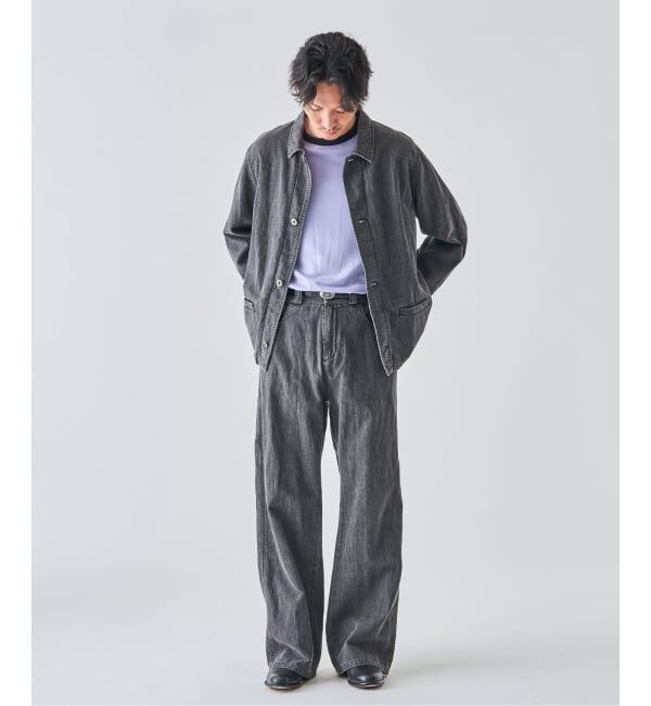 EDIFICE「SEYA.(セヤ) 別注 GROUND PANTS LINEN DENIM」|デニム|