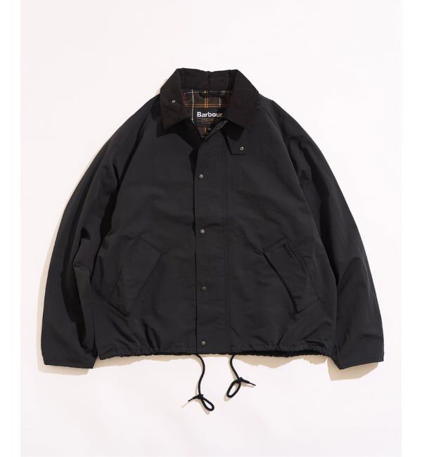 417 EDIFICE「Barbour / バブアー transport nylon casual jacket」|ブルゾン・スタジャン|ブラック