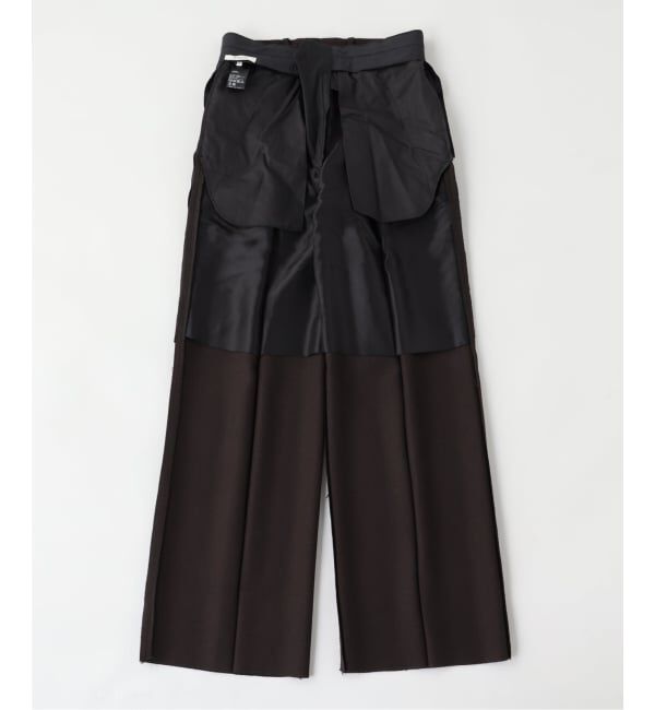 EDIFICE「HUSBANDS（ハズバンズ）WIDE PLEATED TROUSERS IN 4-PLY」|スラックス|