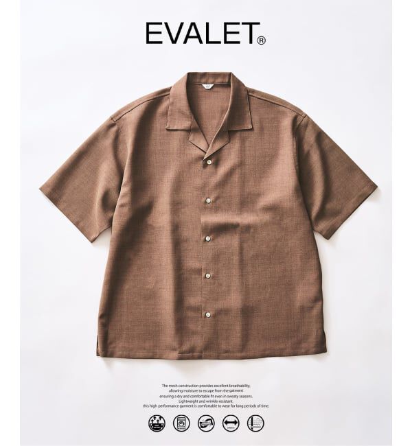417 EDIFICE「【EVALET / エバレット】オープンカラーシャツ "セットアップ着用可能"」|シャツ・ブラウス|
