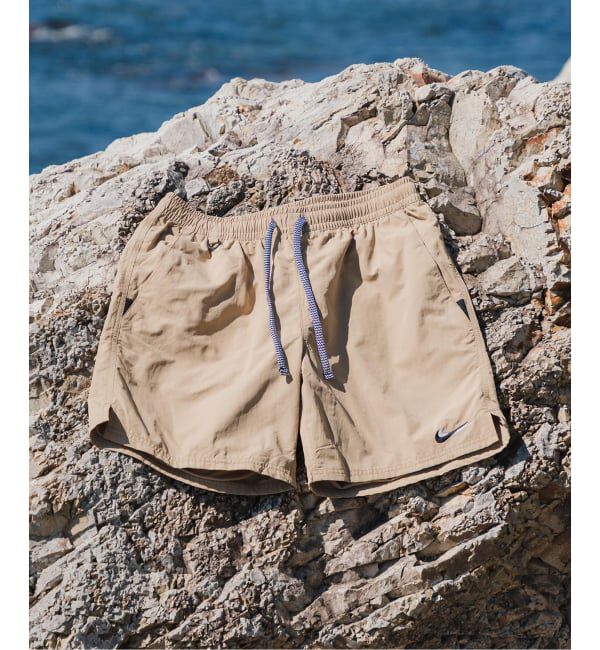 EDIFICE「《WEB限定》NIKE SWIM (ナイキ スイム) 限定 ボレーショーツ」|その他|ベージュ