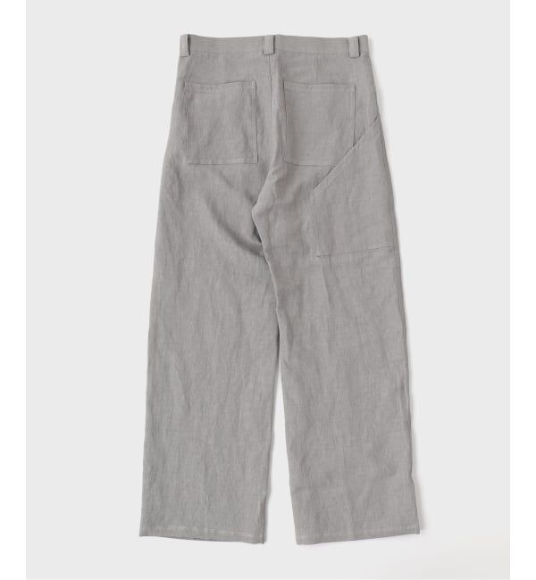EDIFICE「SEYA.(セヤ) GROUND PANTS/KERSEY CHAMBRAY LINEN」|スラックス|