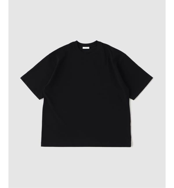 EDIFICE「ATON（エイトン） FRESCA PLATE LOOSE FIT T-SHIRT」|Tシャツ・カットソー|ブラック