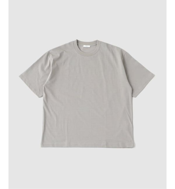 EDIFICE「ATON（エイトン） FRESCA PLATE LOOSE FIT T-SHIRT」|Tシャツ・カットソー|グレーB