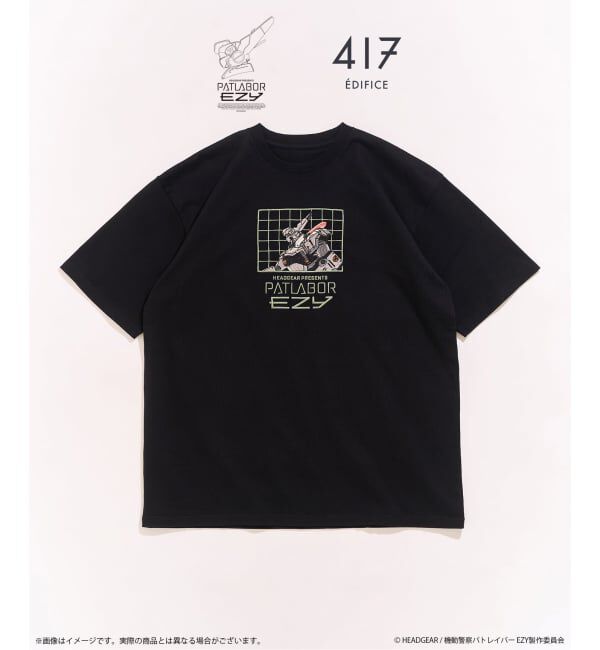 417 EDIFICE「機動警察パトレイバー &times; 417 GRAPHIC Tシャツ」|Tシャツ・カットソー|ブラック