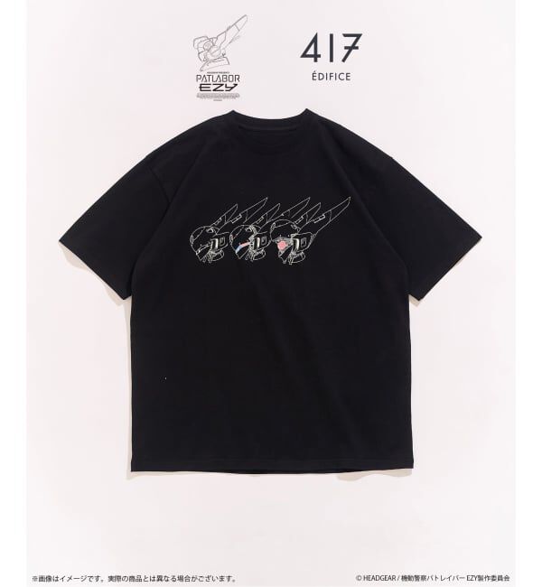 417 EDIFICE「機動警察パトレイバー &times; 417 GRAPHIC Tシャツ」|Tシャツ・カットソー|ブラック A