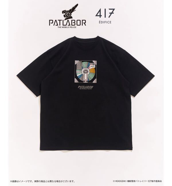 417 EDIFICE「機動警察パトレイバー &times; 417 GRAPHIC Tシャツ」|Tシャツ・カットソー|ブラック C