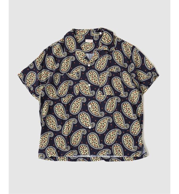 EDIFICE「fursac (フルサック) Paisley Shirt」|シャツ・ブラウス|ネイビー