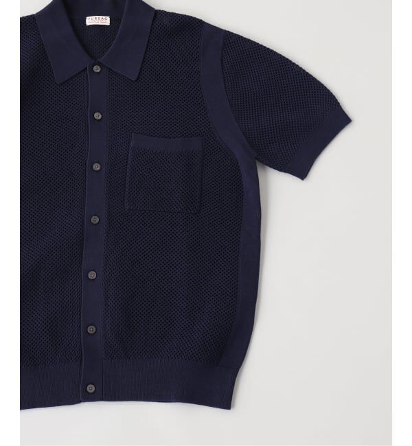 EDIFICE「fursac (フルサック) Open Knit ポロ」|ポロシャツ|