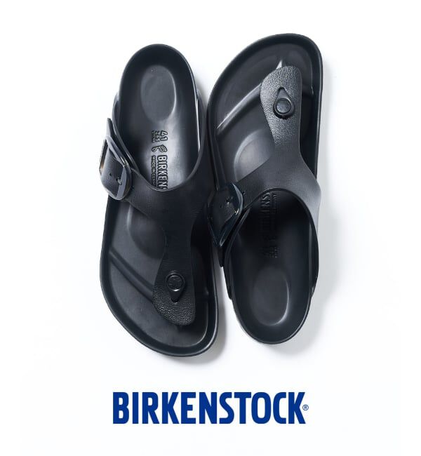 417 EDIFICE「BIRKEN STOCK / ビルケンシュトック Gizeh Big Buckle EVA」|サンダル|ブラック
