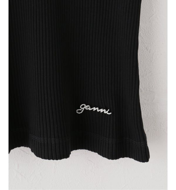 PULP「GANNI / ガニー Heavy Cotton Rib Tank Top」|タンクトップ|