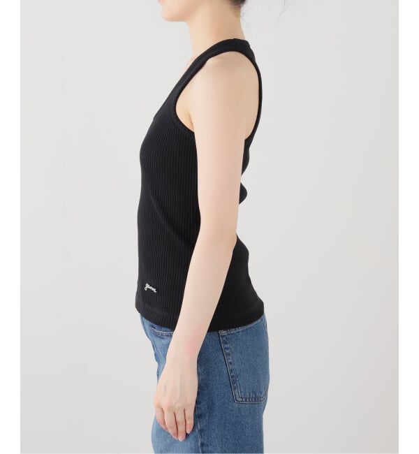 PULP「GANNI / ガニー Heavy Cotton Rib Tank Top」|タンクトップ|