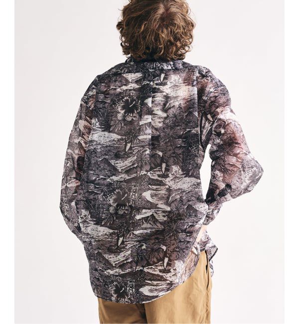 417 EDIFICE「迷迭香 / マンネンロウ 417別注 MESH OVER SHIRT」|シャツ・ブラウス|