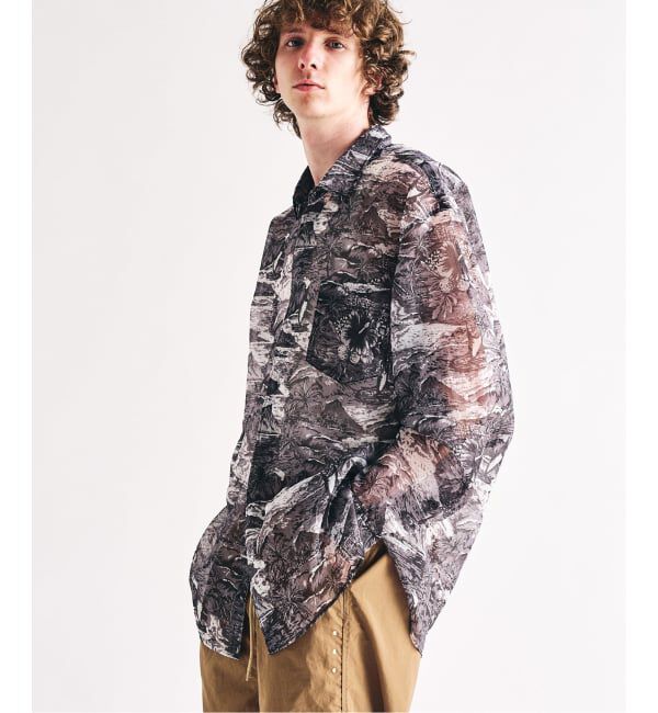 417 EDIFICE「迷迭香 / マンネンロウ 417別注 MESH OVER SHIRT」|シャツ・ブラウス|