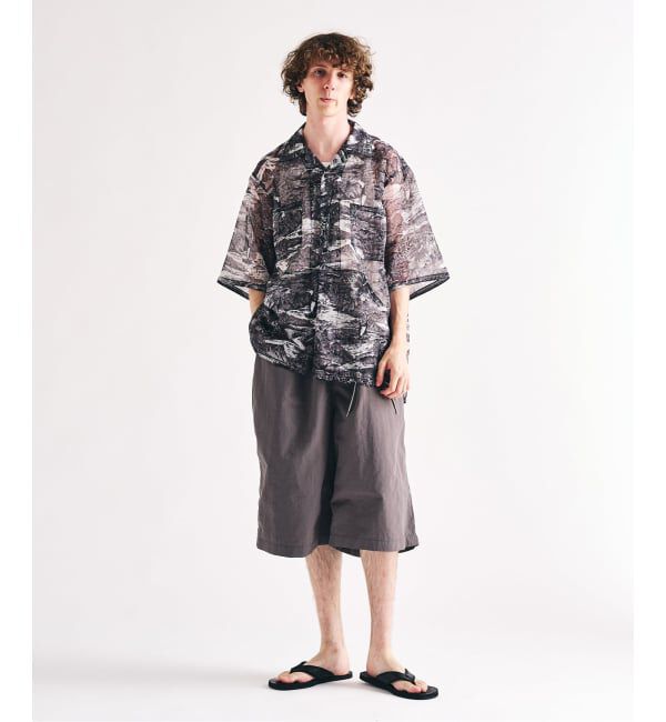 417 EDIFICE「迷迭香 / マンネンロウ 417別注 MESH H/S SHIRT ALOHA」|シャツ・ブラウス|