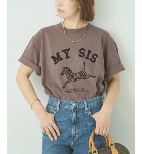 journal standard L'essage「《追加》【ZEBRA】Tシャツ」|Tシャツ・カットソー|ブラウン