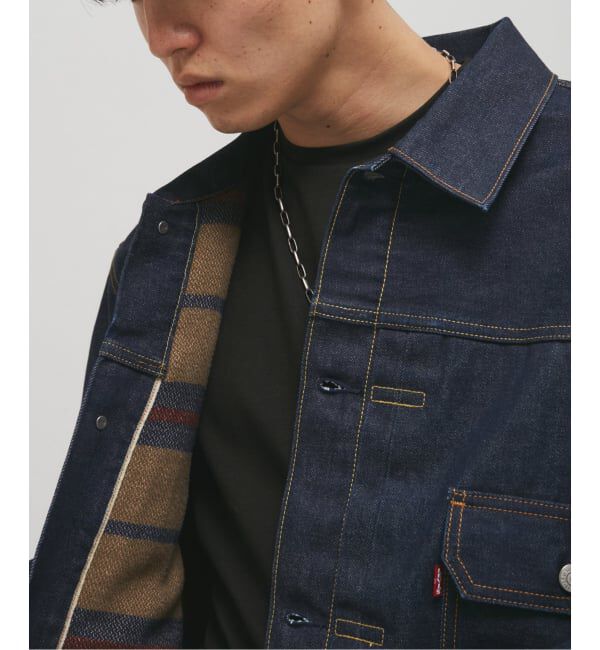 JOURNAL STANDARD「《予約》LEVI'S (R) / リーバイス 別注 TYPE1 ブランケット ライニング トラッカー」|デニムジャケット|