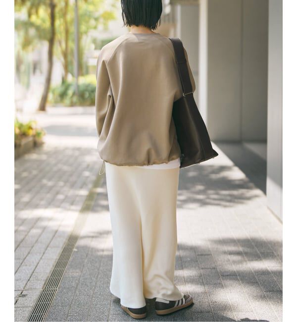 Spick and Span「ダンボールヘムギャザープルオーバー」|Tシャツ・カットソー|