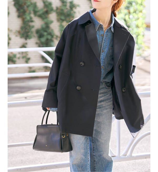 Spick and Span「TICCA / ティッカMiniテントトレンチコート」|トレンチコート|ネイビー