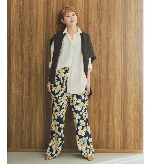 Spick and Span「フローラルプリントイージーパンツ」|その他|