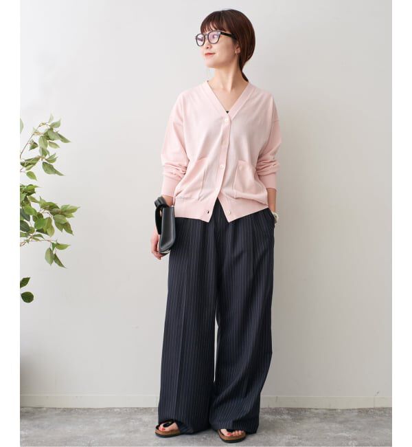 Spick and Span「《追加》コットンハイゲージカーディガン」|カーディガン|