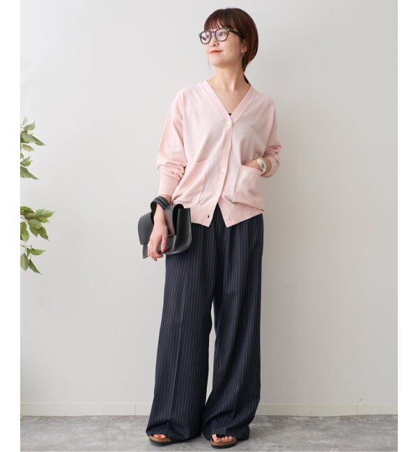 Spick and Span「《追加》コットンハイゲージカーディガン」|カーディガン|