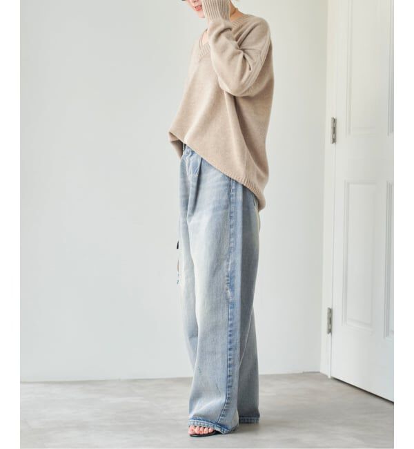 Spick and Span「《WEB限定サイズ有り / 追加》5 1/2 TUCKBARREL DENIM」|デニム|