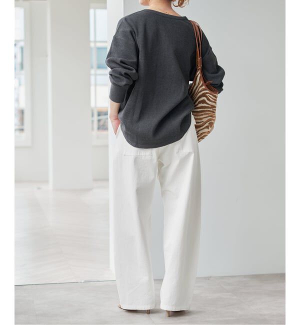 Spick and Span「コットンバレルレッグパンツ」|その他|