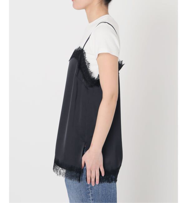 Spick and Span「サテンレースキャミソール」|キャミソール|