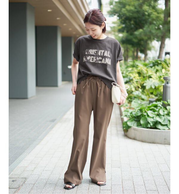 Spick and Span「AUTHEN / オーセン SS OA CLUSH EMBROIDERY T-SHIRT」|Tシャツ・カットソー|