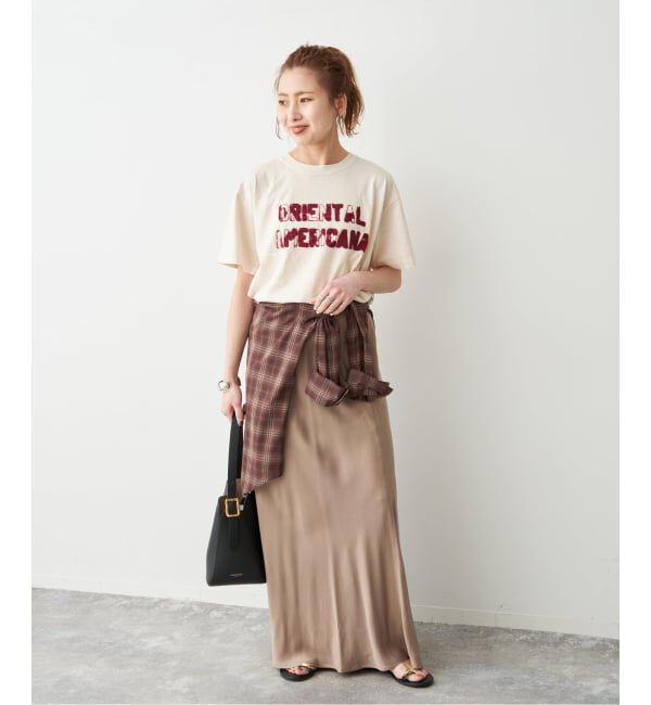 Spick and Span「AUTHEN / オーセン SS OA CLUSH EMBROIDERY T-SHIRT」|Tシャツ・カットソー|