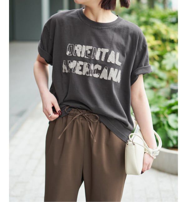 Spick and Span「AUTHEN / オーセン SS OA CLUSH EMBROIDERY T-SHIRT」|Tシャツ・カットソー|