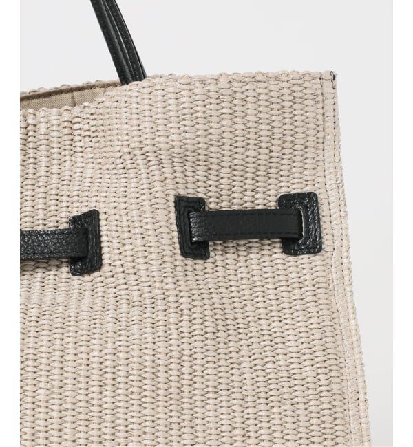 Spick and Span「《別注》VIOLAd'ORO イタリアンラフィアシートトートバッグL*」|トートバッグ|