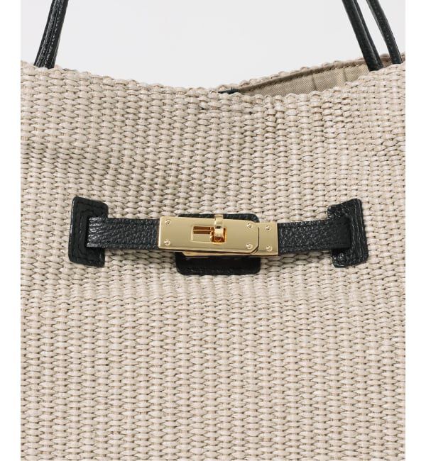 Spick and Span「《別注》VIOLAd'ORO イタリアンラフィアシートトートバッグL*」|トートバッグ|