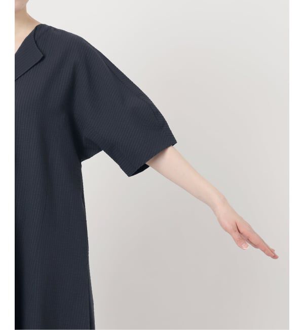 Spick and Span「パフスリーブサッカードレス」|ワンピース|