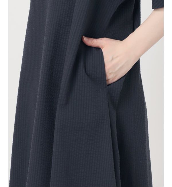 Spick and Span「パフスリーブサッカードレス」|ワンピース|