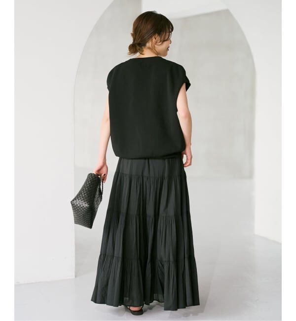Spick and Span「《一部店舗+WEB限定》パールボタンウォッシャブルニットベスト」|ニット・セーター|