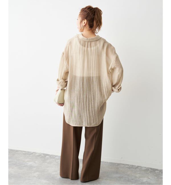 Spick and Span「クレープルーズシャツ」|シャツ・ブラウス|