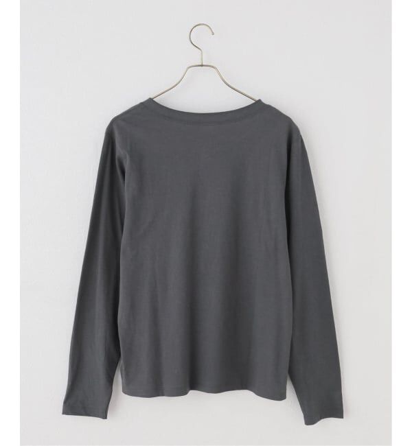 Spick and Span「リネン混ヘンリーネックTシャツ」|Tシャツ・カットソー|