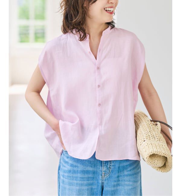 Spick and Span「TICCA / ティッカ リネンフレンチシャツ」|シャツ・ブラウス|