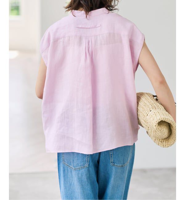 Spick and Span「TICCA / ティッカ リネンフレンチシャツ」|シャツ・ブラウス|