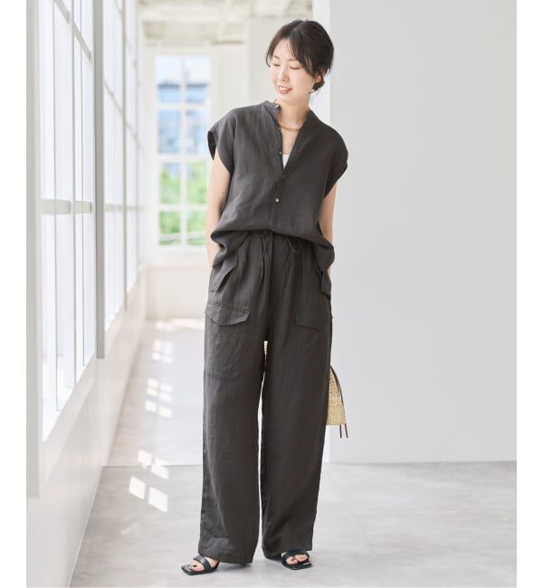 Spick and Span「TICCA / ティッカ リネンフレンチシャツ」|シャツ・ブラウス|