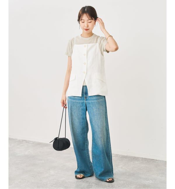 Spick and Span「TICCA リネンキャミソールベスト」|ベスト・ジレ|