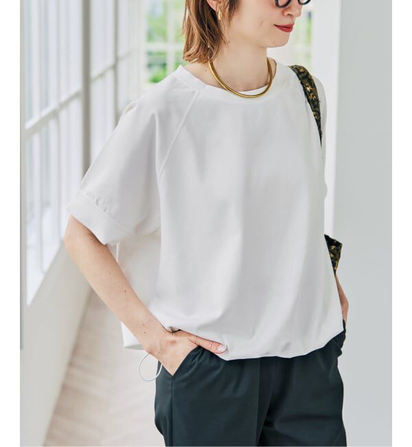 Spick and Span「《WEB限定 / 追加》ニュアンスドロストプルオーバー」|Tシャツ・カットソー|