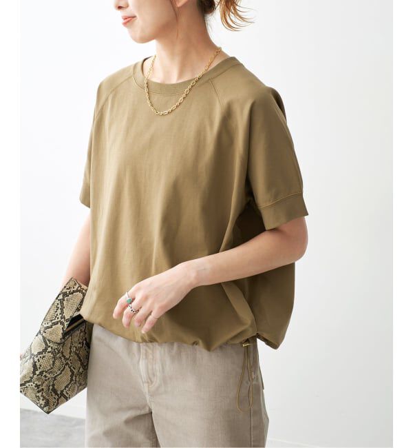 Spick and Span「《WEB限定 / 追加》ニュアンスドロストプルオーバー」|Tシャツ・カットソー|