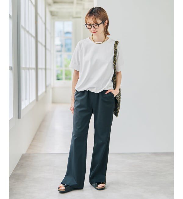 Spick and Span「《WEB限定 / 追加》ニュアンスドロストプルオーバー」|Tシャツ・カットソー|